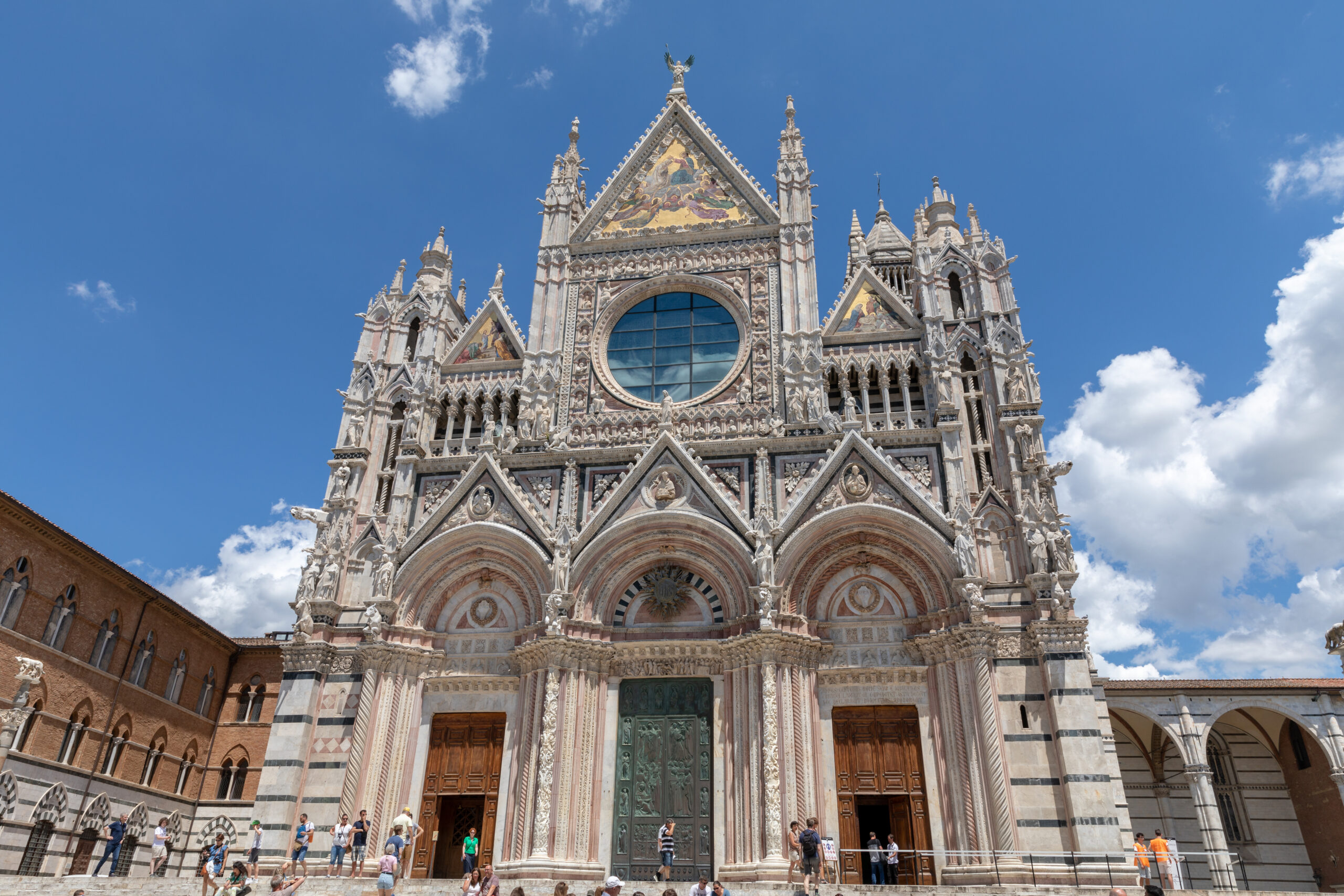 The Dome in Siena, the famous Gothic cathedral in Tuscany